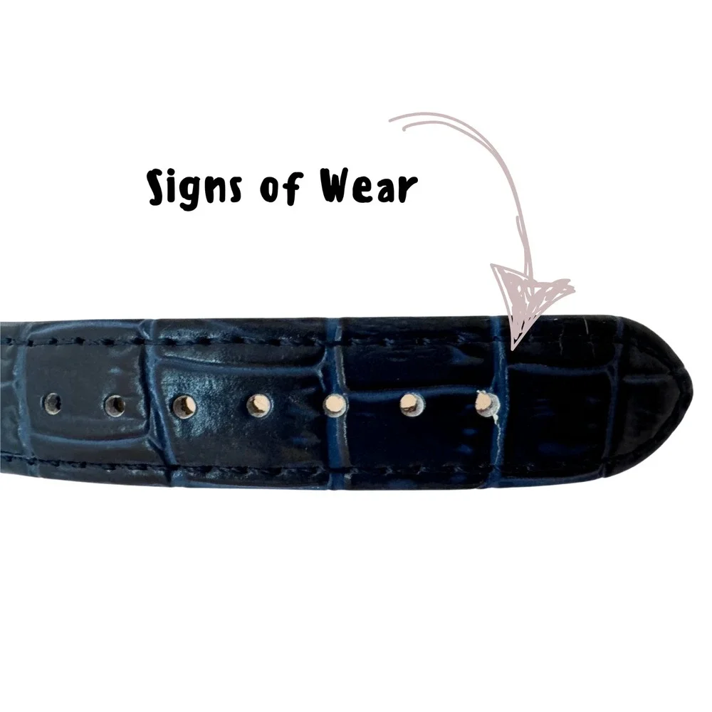 TFY Genuine Leather Watch - Royal Blue, Designed in Canada‎